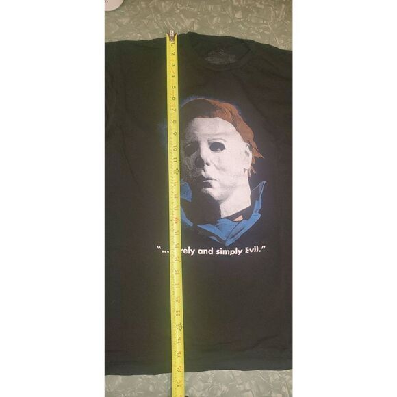 John Carpenters Halloween's Michael Meyers Purely and Simply Evil T Shirt Size L - Picture 4 of 6